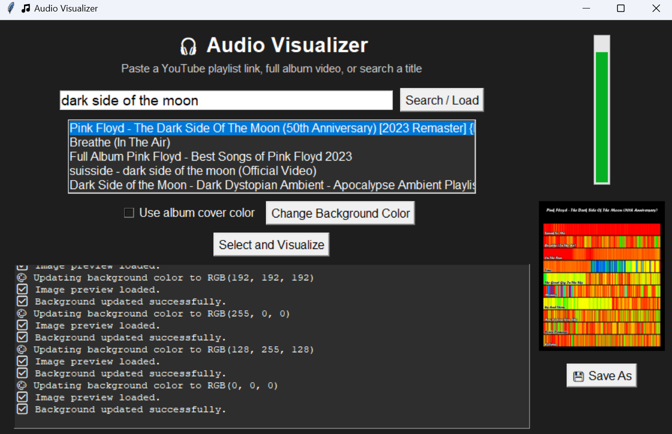 Sample visualization
